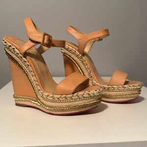 Louboutin Espadrilles Wedges